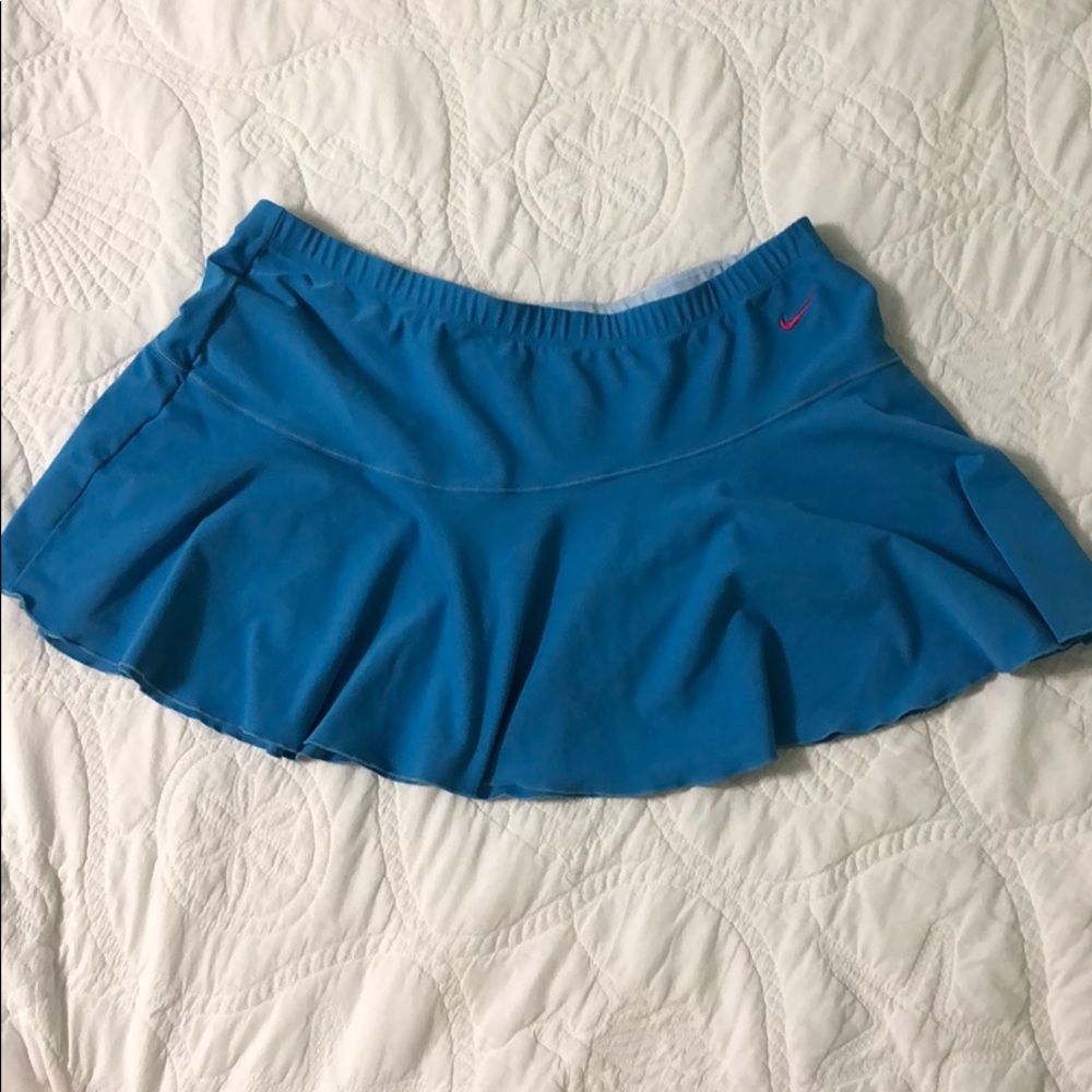 Nike drifit blue tennis skirt - size L